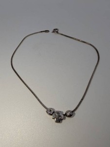 925 Sterling Silver Snake Chain with Charms, 4.1grams