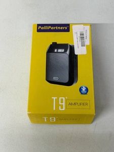 MSRP $35 PALLIPARTNERS T9 35W PORTABLE BLUETOOTH VOICE AMPLIFIER WITH WIRED HEADSET MICROPHONE, USB CHARGING CABLE &amp CARRY STRAP, RECHARGEABLE PERSONAL PA SPEAKER FOR TEACHERS, COACHES, TOUR GUIDES, PRESENTATIONS &amp OUTDOOR EVENTS
