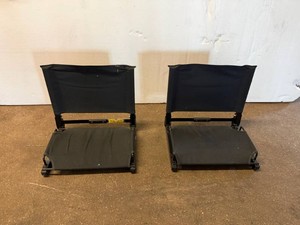 2 Stadium Chairs-foldable easy to carry