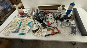 Soldering, JD Mower Blades, Rivoting & Misc Garage Items