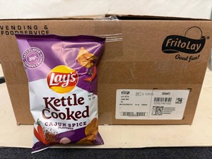 28x 2.125oz Lays Kettle Cajun Spice