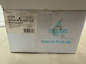 24x 2oz Premium Teazzer Black Tea Raspberry