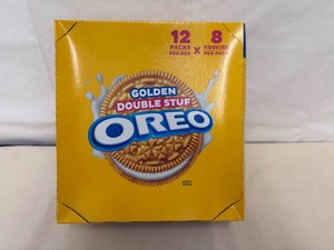 12x 8 Cookies Golden Double Stuffed