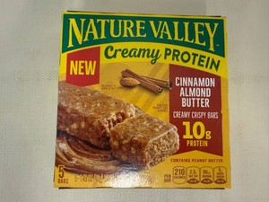 6x 5bars Nature Valley Creamy Protein-Cinnamon Almond Butter