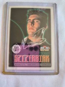 Signed Wally Szczerbiak Card