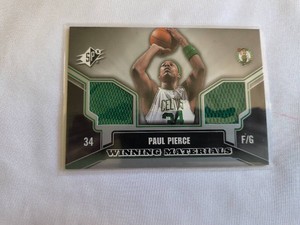 Hall Of Fame Paul Pierce Jersey Patch Card