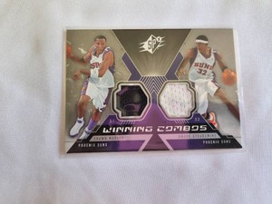 Shawn Marion and Amare Stoundemire Patch Card