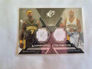 Jermaine ONeal and Jammal Tinsley Jersey Patch Card