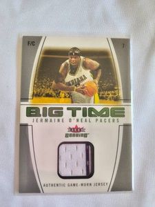 Jermaine ONeal Game Worn Jersey Patch