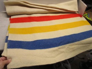 Antique Hudson Bay Wool Blanket