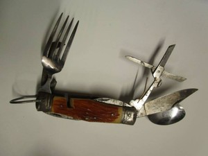 Vintage Hobo Survival Knife  Combo Tool