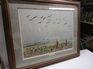 Corn Stubble Canadas by Noel Dunn