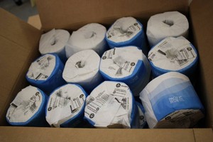 36 rolls of Pacific Blue 2ply Toile...