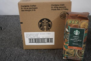 6-1Lb Bags of Starbucks Decaf Pike ...