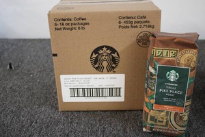 6-1Lb Bags of Starbucks Decaf Pike ...