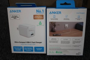2 ANKER Ultra Compact USB-C Fast Ch...