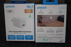 2 ANKER Ultra Compact USB-C Fast Ch...
