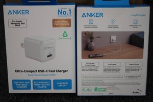 2 ANKER Ultra Compact USB-C Fast Ch...