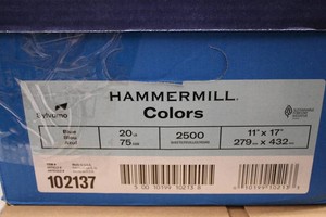 Case of Hammer Mill Copy Paper Blue...