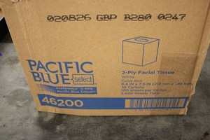 Pacific Blue 2ply Facial Tissue 36c...
