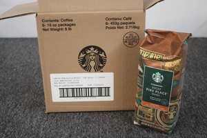 6-1Lb Bags of Starbucks Decaf Pike ...