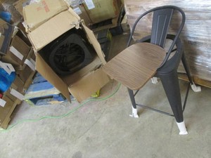 4 Brand new black 24 tall chairs...
