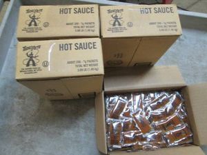 800 Texas Pete hot sauce packets...