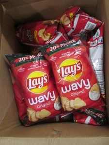 12 9 38 oz bags of Lays potato chi...