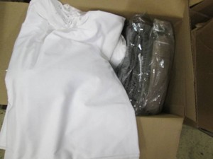 Large box of King size bedding...