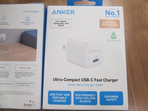 2 Anker ultra compact USB C fast ch...
