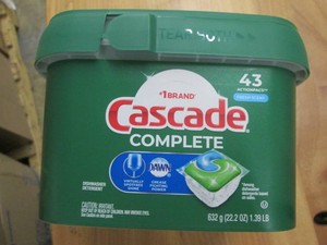 43 Cascade complete dishwasher pods...