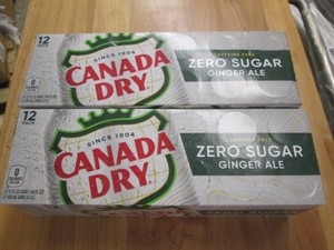 24 Cans Of zero sugar ginger ale...