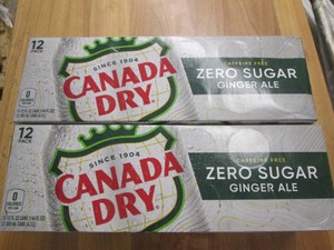 24 Cans Of zero sugar ginger ale...