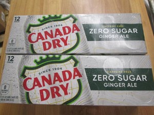 24 Cans Of zero sugar ginger ale...