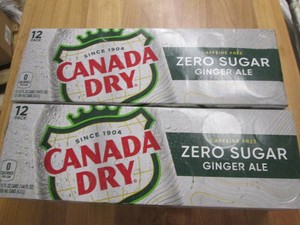 24 Cans Of zero sugar ginger ale...