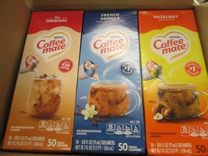 150 Assorted flavor Coffee Mate cre...