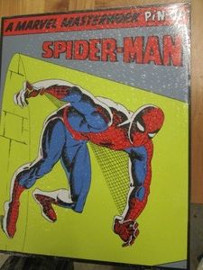 Spiderman metal sign measuring 12.5...