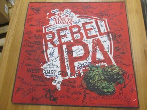 Samuel Adams Rebel IPA metal sign 1...