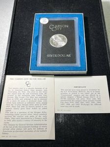 1884 CC US MORGAN SILVER DOLLAR IN GSA BOX