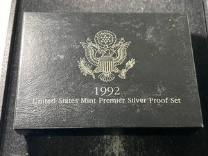 1992 US MINT PREMIER SILVER PROOF SET