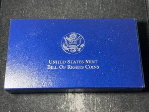 1993 BILL OF RIGHTS COMMEM 2 COIN PROOF SET