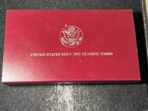 1992 US MINT OLYMPIC 2 COIN PROOF SET