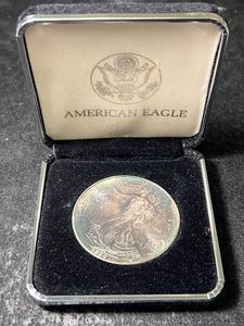 1994 AMERICAN SILVER EAGLE 1 TROY OZ .999 FINE SILVER IN BOX