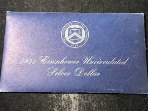 1971 EISENHOWER UNCIRCULATED SILVER DOLLAR