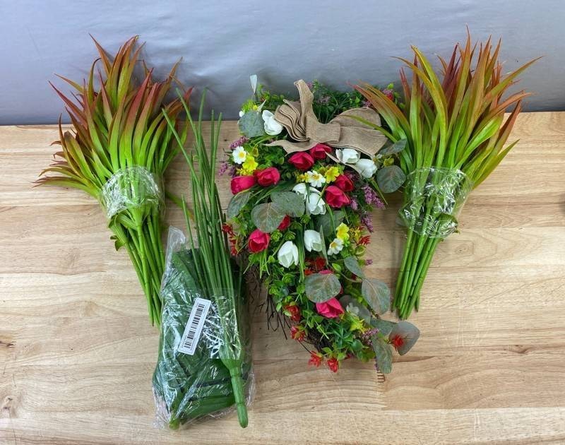 Floral Bouquet with Greenery Bundles - Brand New