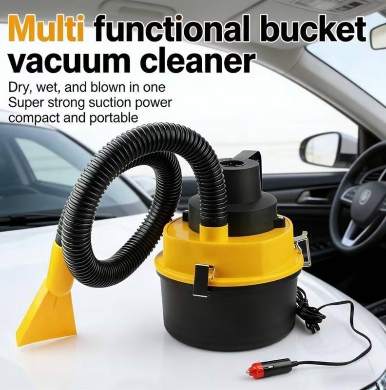 Car Bucket-Style WetDry Vacuum Cleaner - Brand New