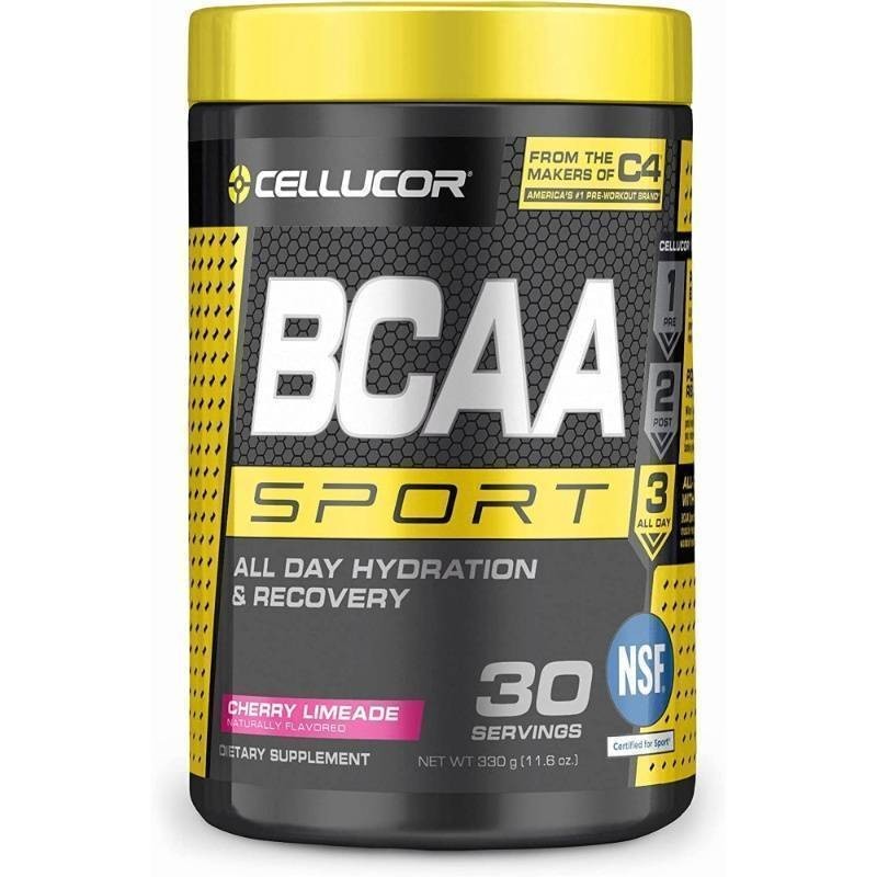 Cellucor BCAA Sport, BCAA Powder Sports Drink for Hydration & Recovery, Cherry Limeade, 30 Servings - Brand New