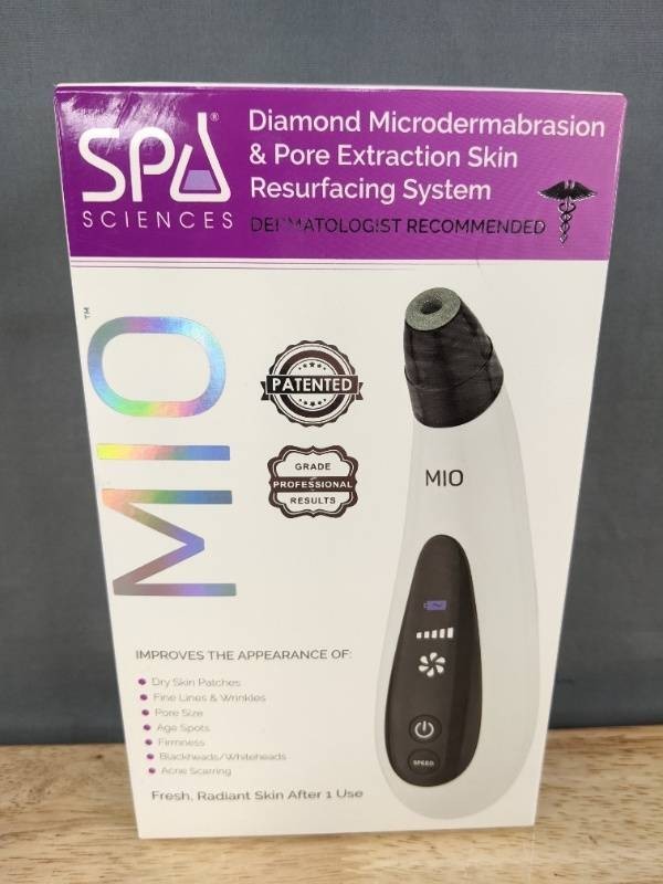 SPL Sciences MIO Diamond Microdermabrasion & Pore Extraction Skin Resurfacing System - Brand New
