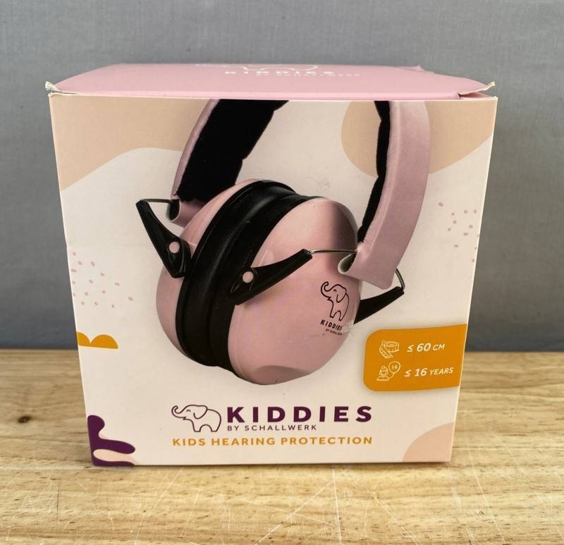 KIDDIES BY SCHALLWERK Kids Hearing Protection, Pink - Brand New