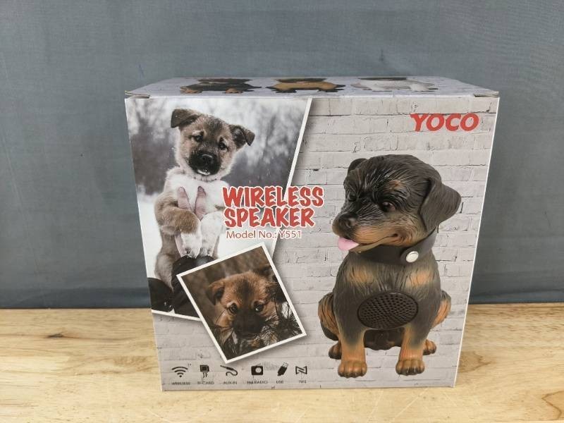 YOCO Puppy Wireless Speaker Model Y551 - Brand New